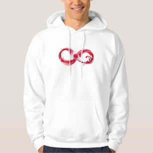 Veste À Capuche L'infini avec du vin rouge