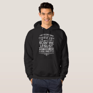 VESTE À CAPUCHE LINGUISTE SCIENTIFIQUE