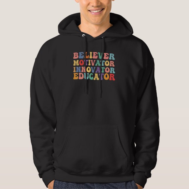 Veste À Capuche L'innovateur Educator Womens Teach (Devant)