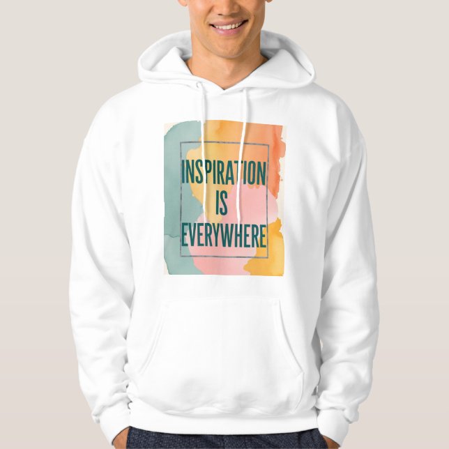 Veste À Capuche L'inspiration est partout (Devant)