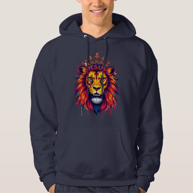 Veste À Capuche Lion King Jésus (Devant)