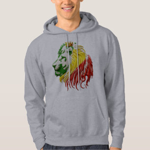 VESTE À CAPUCHE LION STYLE JAMAICAN KING