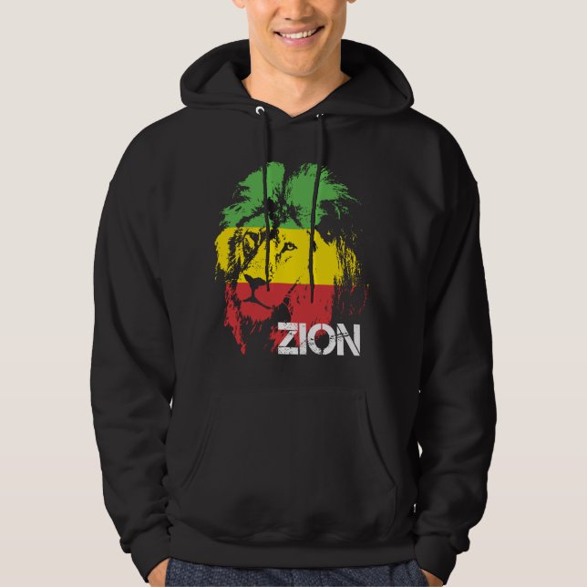 Veste À Capuche Lion Zion (Devant)
