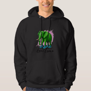 Veste À Capuche Lirili Larila Cactus Italien Drôle de Mème Éléphan
