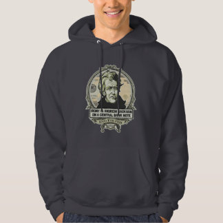 Veste À Capuche L'ironie est Jackson sur une chemise centrale de