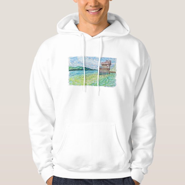 Veste À Capuche Lis dans le lac (Devant)