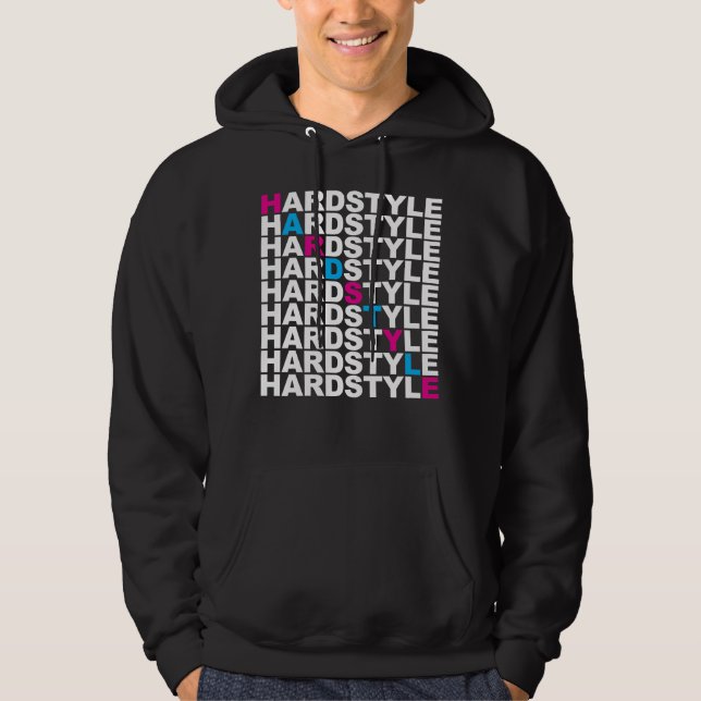 Veste À Capuche Liste de Hardstyle (Devant)