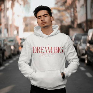 Veste À Capuche Live Fast Dream Big Motivational T-shirt