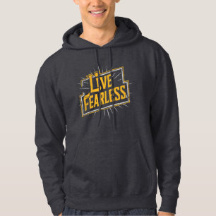 Veste À Capuche Live Fearless - inspiration et motivation