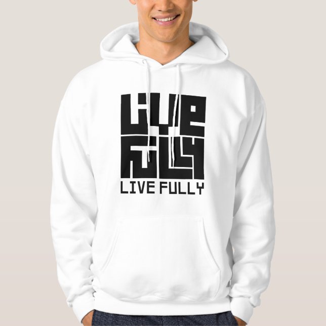 Veste À Capuche Live fully (Devant)