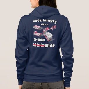 Veste À Capuche Livre de jeu Croco affamé Bibliophile dessin