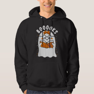 Veste À Capuche Livres ! Cute Ghost Lecture Bibliothèque Livres Ha