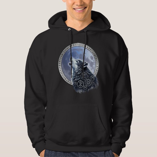 Veste À Capuche Lobo de Odín (Devant)