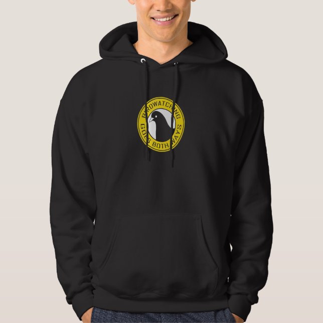 Veste À Capuche L'observation des oiseaux va dans les deux sens (Devant)