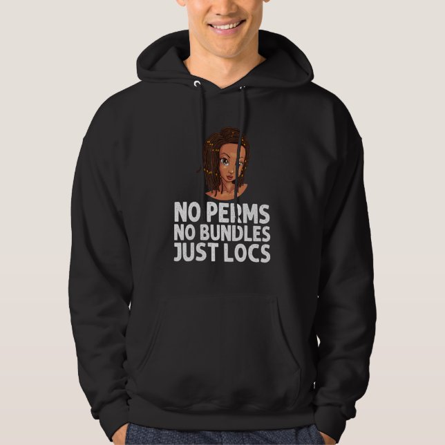 Veste À Capuche Locaux Pour Hommes Femmes Dreadlock Braid Afro Coi (Devant)
