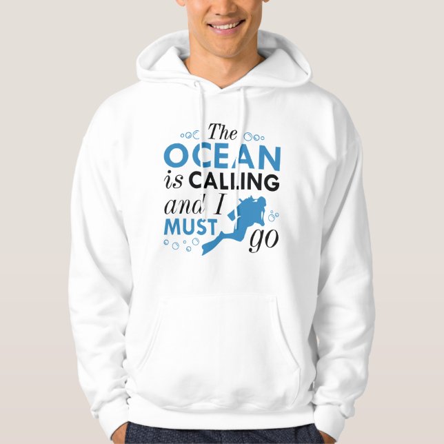 Veste À Capuche L'Océan Appelle (Devant)