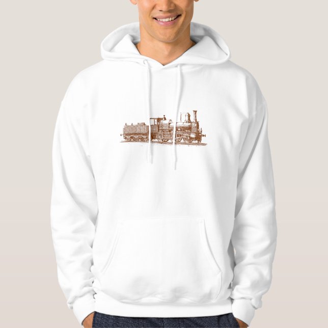 Veste À Capuche Locomotive - Noix Brown (Devant)
