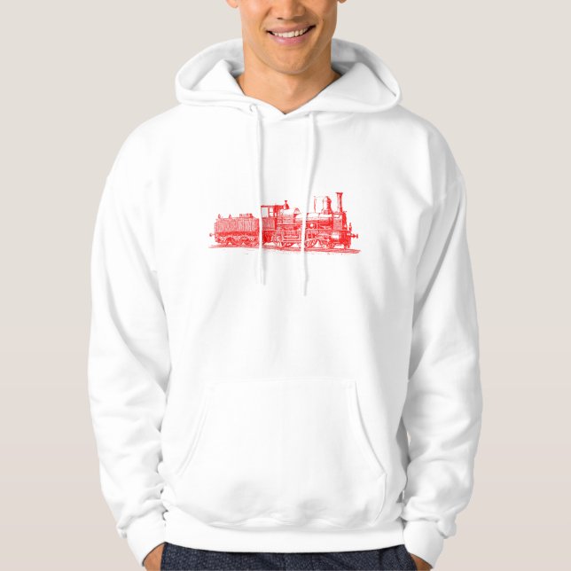 Veste À Capuche Locomotive - Rouge (Devant)