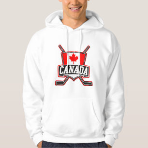 Veste À Capuche Logo canadien d'hockey