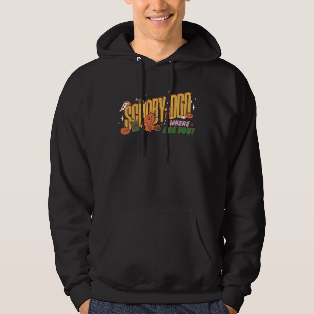 Veste À Capuche Logo de friandise d'Halloween de Scooby-Doo (Devant)