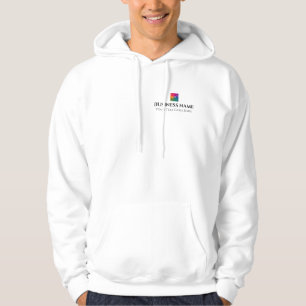 Veste À Capuche Logo de l'entreprise de conception à double face I