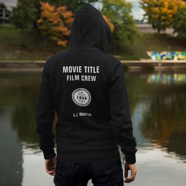 Veste À Capuche Logo de l'équipe de films sur mesure Nom personnal (Créateur téléchargé)