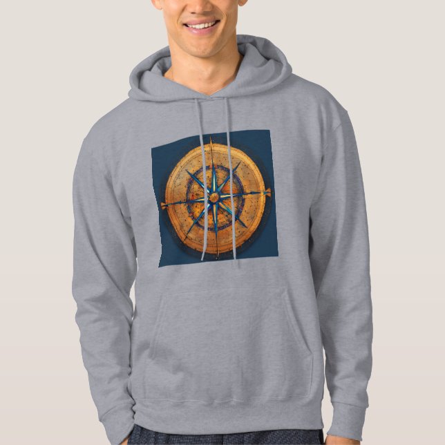 Veste À Capuche Logo de l'équipe Neuro-Compass - Apprentissage des (Devant)