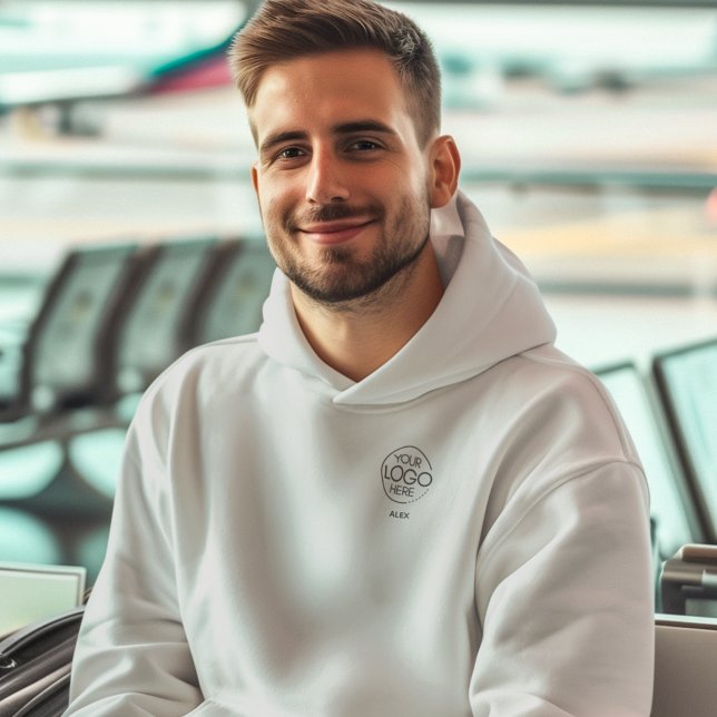 Veste À Capuche Logo de marque élégant (Créateur téléchargé)