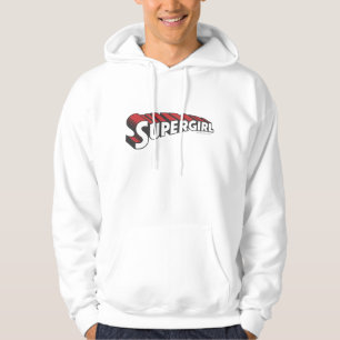 Veste À Capuche Logo de Supergirl Red and White