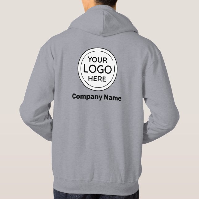 Veste À Capuche Logo d'entreprise (Dos)