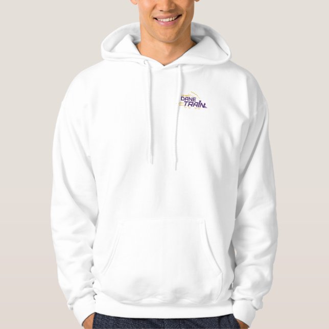 Veste À Capuche Logo du train UAlbany Dane (Devant)