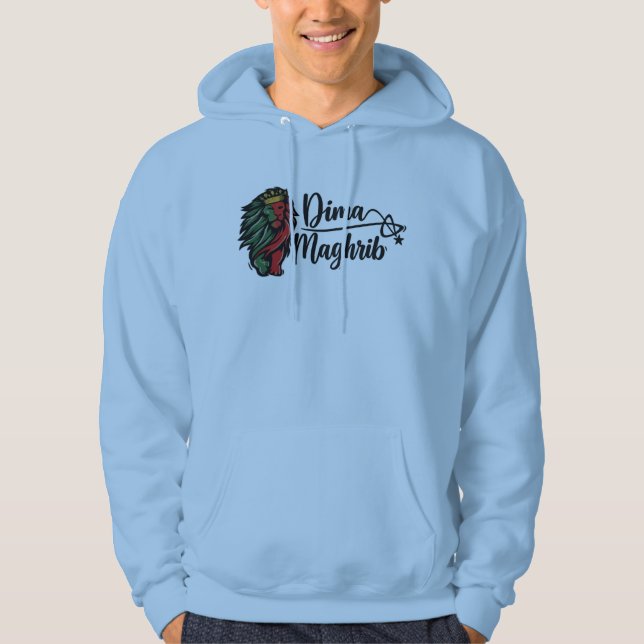 Veste À Capuche Logo Lion Dima Maghrib (Devant)