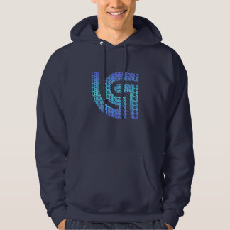 Veste À Capuche Logo_Mask_Blue_Sweatshirt