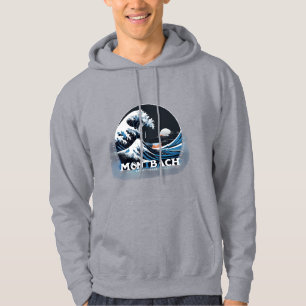 Veste À Capuche Logo Montabeach Bold Machine Wave - Vecteur plat