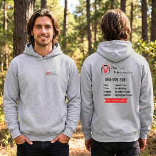 Veste À Capuche Logo Outdoor Visions Info arrière