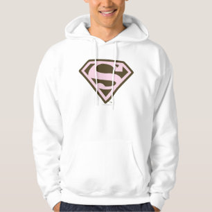 Veste À Capuche Logo rose et Brown de Supergirl