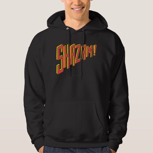 Veste À Capuche Logo Shazam Rouge/Jaune (Devant)