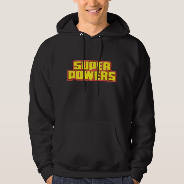Veste À Capuche Logo Super Powers™ Jaune (Devant)
