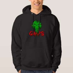 Veste À Capuche logo vert de crâne de gmps