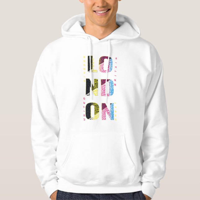 Veste À Capuche London en multicolores (Devant)