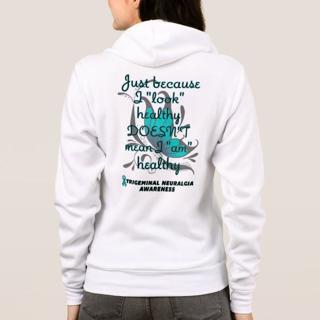 Veste À Capuche "Look" sain/papillon...TN (Dos)