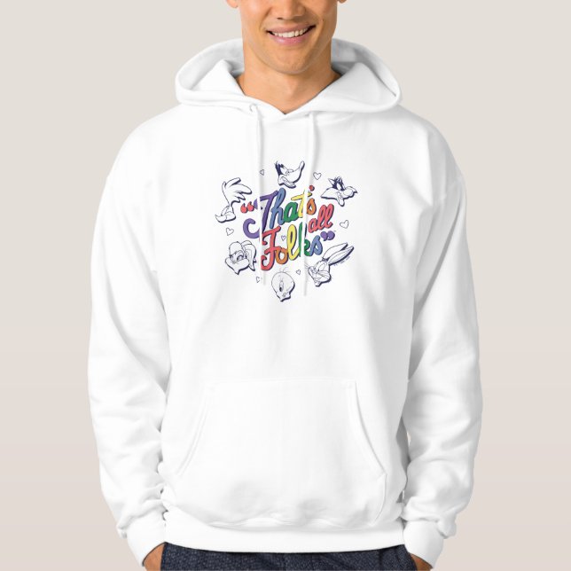 Veste À Capuche LOONEY TUNES™ - C'est fini les amis ! Badge de fie (Devant)