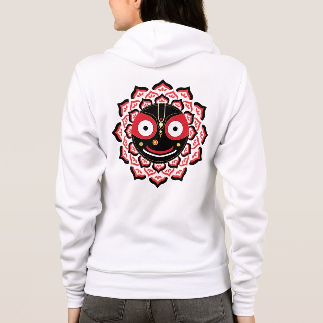 Veste À Capuche Lord Jagannath Face Chakra Hindu Deity (Dos)