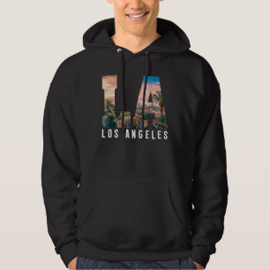 Veste À Capuche Los Angeles La California Hommes Vêtements Rétro