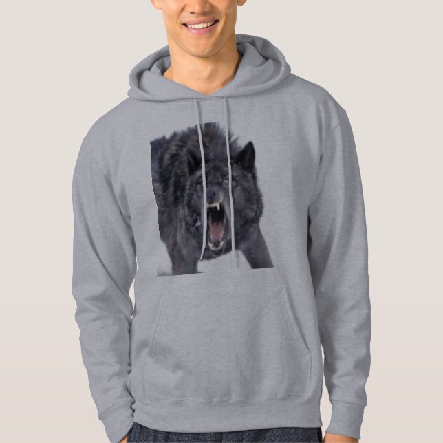 VESTE À CAPUCHE LOUP (Devant)