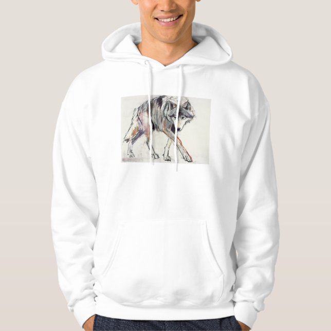 Veste À Capuche Loup (Devant)