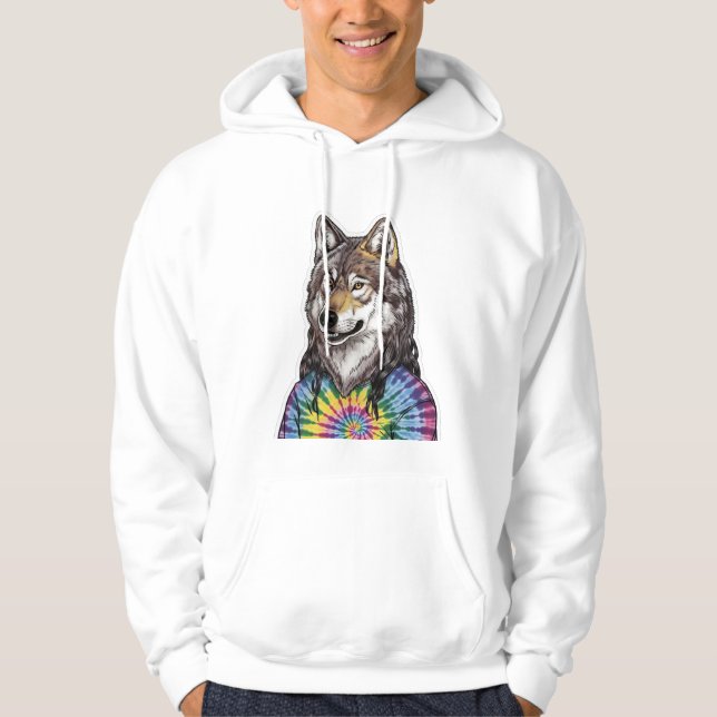 Veste À Capuche Loup de Jerry Garcia (Devant)