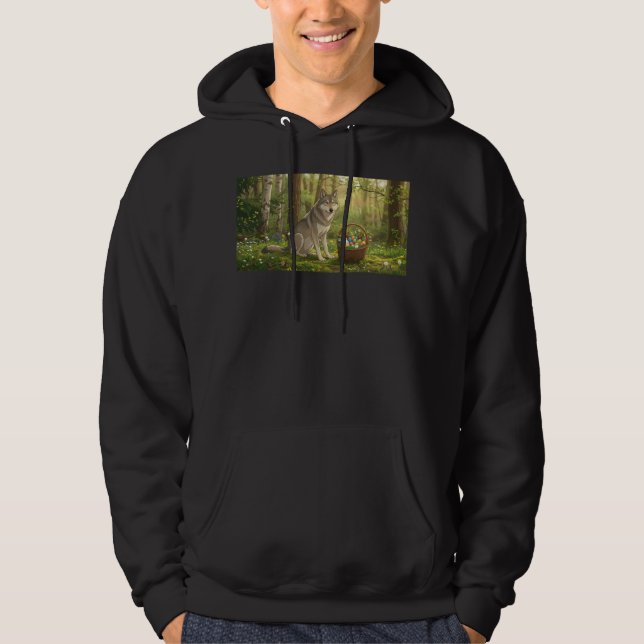 Veste À Capuche Loup de Pâques  (Devant)