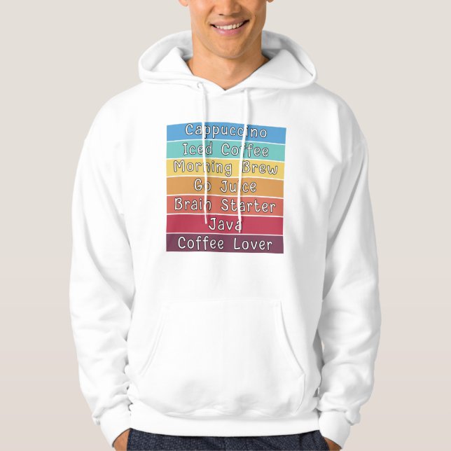Veste À Capuche Louveur de café (Devant)