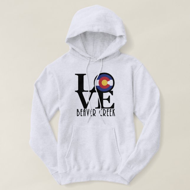 Veste À Capuche LOVE Beaver Creek Colorado (Design devant)